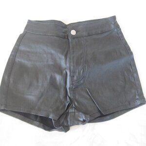 New- Women's Black Booty Shorts, sz- Small, 75% viscose, Stretchy